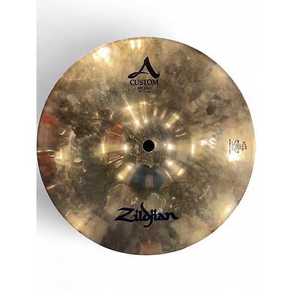 Used Zildjian 10in A Custom Splash Cymbal