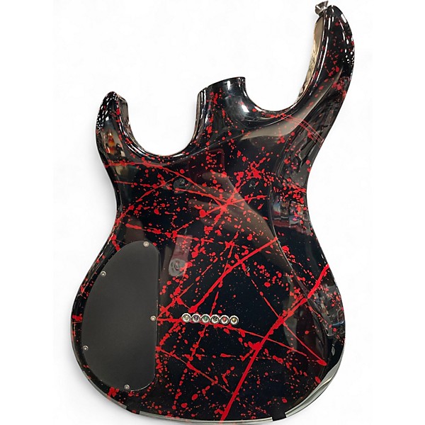 Used Kiesel Aries  6 Blood Splatter Blood Splatter Solid Body Electric Guitar