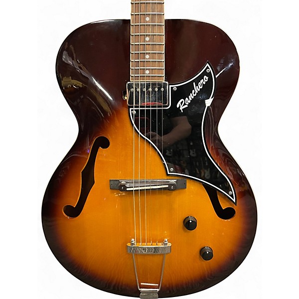 Used Supro RANCHERO REISSUE SUNBURST Acoustic Electric Guitar