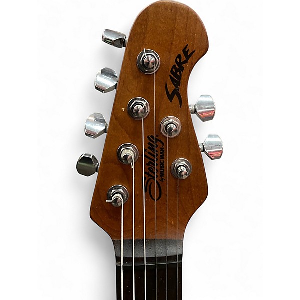 Used Sterling by Music Man SABRE DEEP BLUE BURST Solid Body Electric Guitar