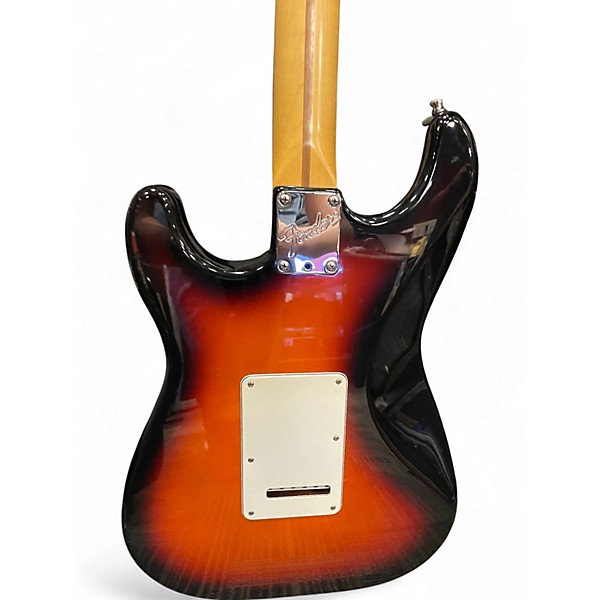 Used Fender American Standard Stratocaster 3 Tone Sunburst Solid Body Electric Guitar