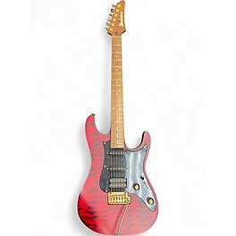 Used Ibanez SLM10 Scott LePage Signature Transparent Red Solid Body Electric Guitar