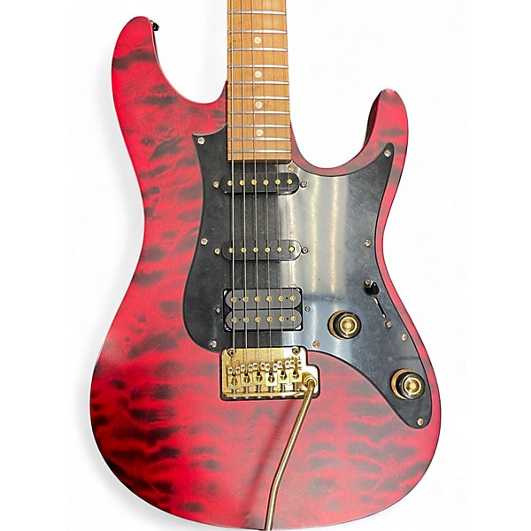 Used Ibanez SLM10 Scott LePage Signature Transparent Red Solid Body Electric Guitar