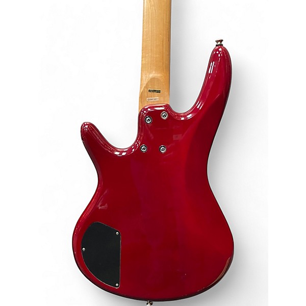 Used Ibanez GSR190 Trans Red Electric Bass Guitar
