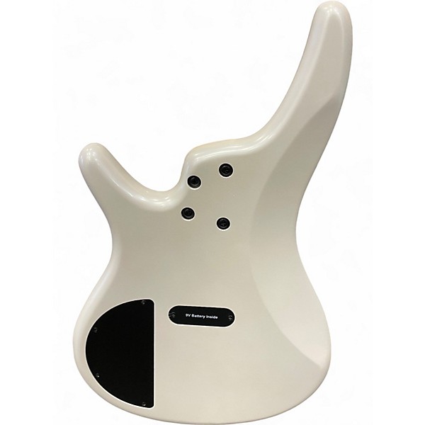Used Ibanez SR250 Pearl White Electric Bass Guitar