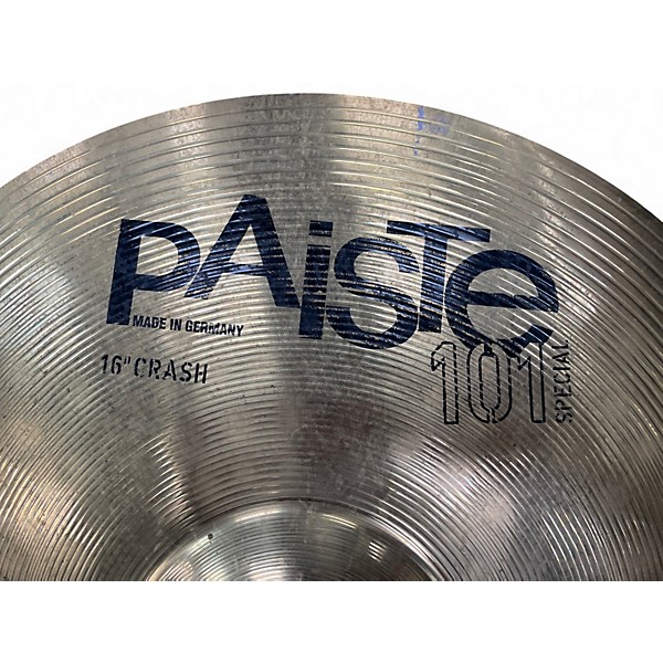 Used Paiste 16in 101 Special Crash Cymbal