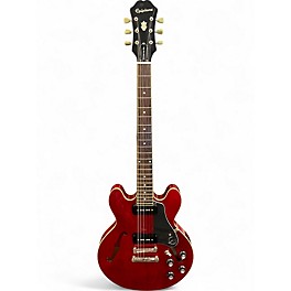 Used Epiphone ES339 PRO P90 Red Hollow Body Electric Guitar