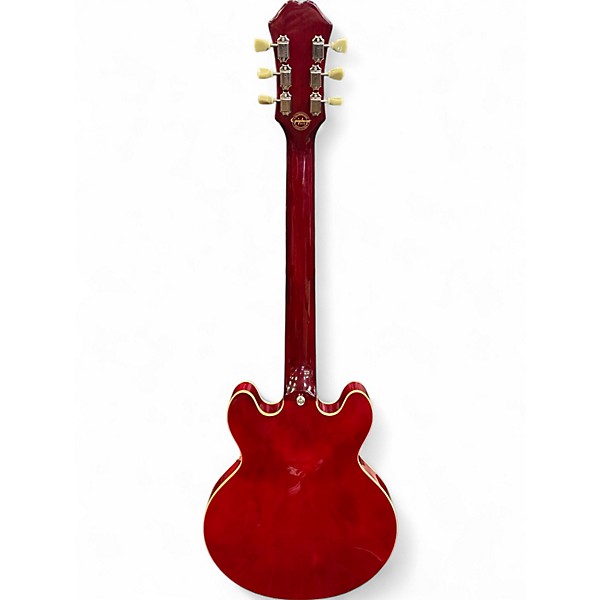 Used Epiphone ES339 PRO P90 Red Hollow Body Electric Guitar