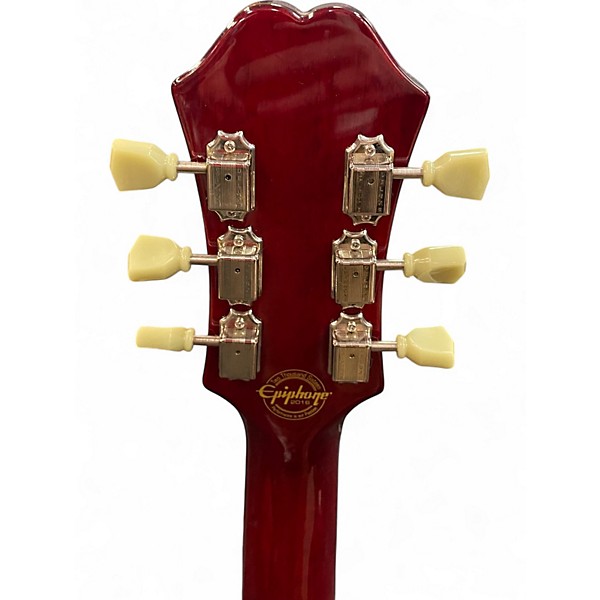 Used Epiphone ES339 PRO P90 Red Hollow Body Electric Guitar