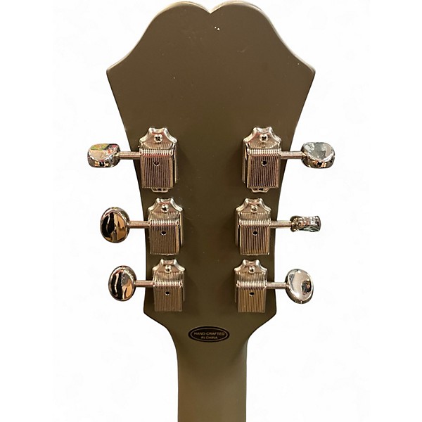 Used Epiphone CASINO WORN Olive Hollow Body Electric Guitar