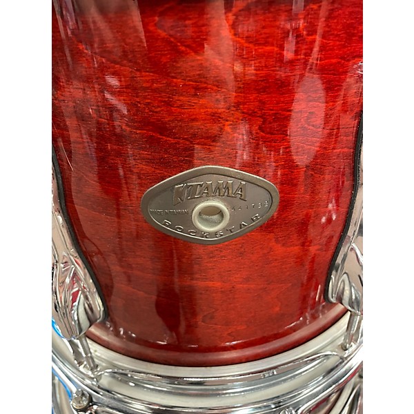 Used TAMA 5 Piece Rockstar CHERRY STAIN Drum Kit