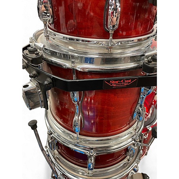 Used TAMA 5 Piece Rockstar CHERRY STAIN Drum Kit