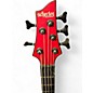 Used Schecter Guitar Research C-5 GT Satin Trans Red Electric Bass Guitar
