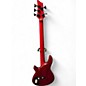 Used Schecter Guitar Research C-5 GT Satin Trans Red Electric Bass Guitar