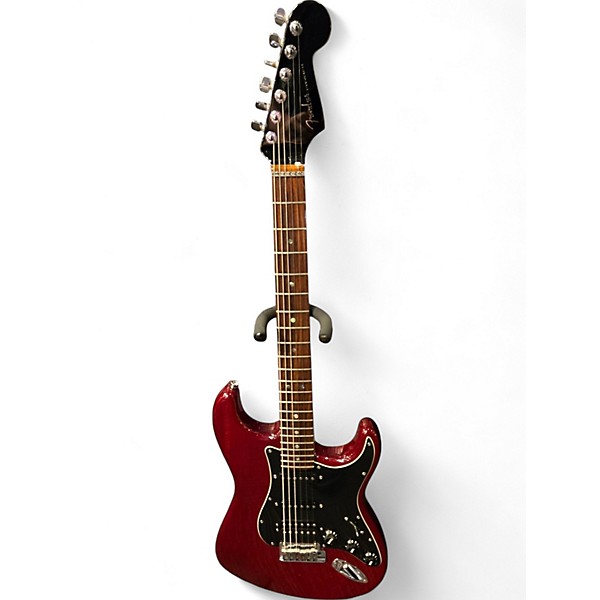 Used Fender American Select Stratocaster Trans Red Solid Body Electric Guitar