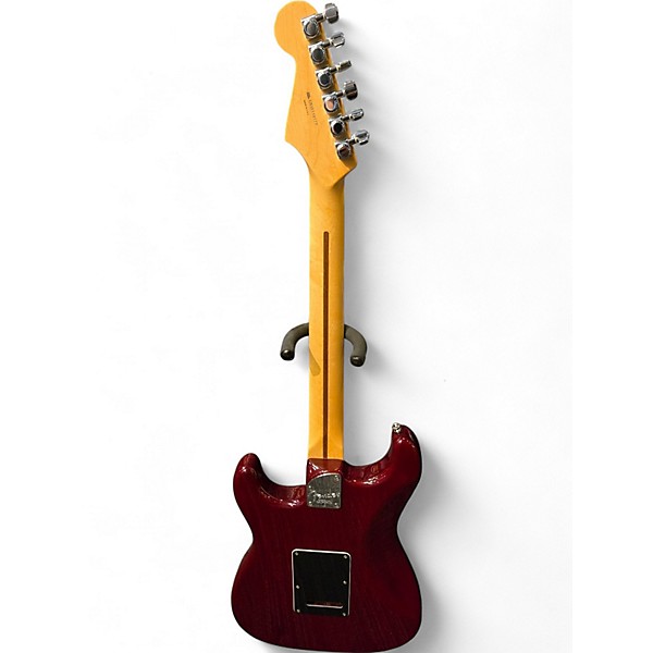 Used Fender American Select Stratocaster Trans Red Solid Body Electric Guitar