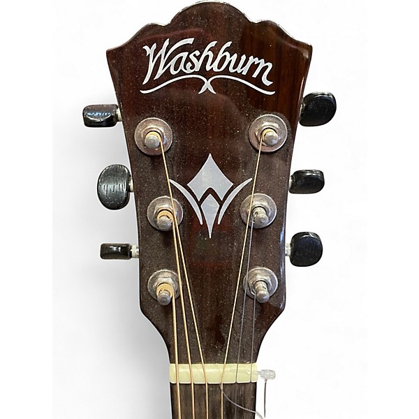Used Washburn WCG15CE Natural Acoustic Electric Guitar