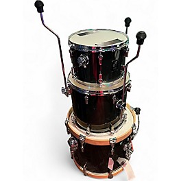 Used SONOR 3 Piece AQX JAZZ BLACK SPARKLE Drum Kit