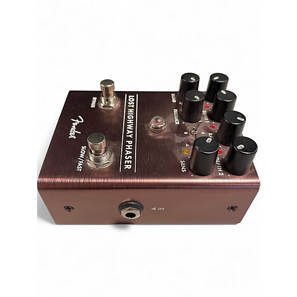 Used Fender LOST HIGHWAY PHASER Effect Pedal