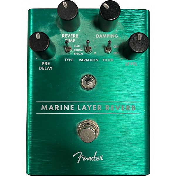 Used Fender MARINE LAYER REVERB Effect Pedal | Guitar Center
