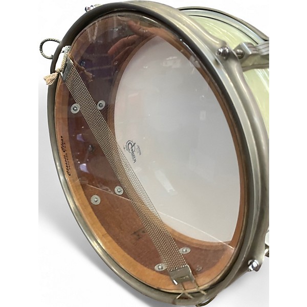 Vintage 1960s WFL 5X14 Buddy Rich Snare Drum White Marine Pearl Drum