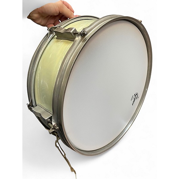 Vintage 1960s WFL 5X14 Buddy Rich Snare Drum White Marine Pearl Drum