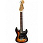 Used Custom Build Bound Double Cut 2 Tone Sunburst Solid Body Electric Guitar thumbnail