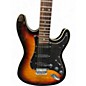 Used Custom Build Bound Double Cut 2 Tone Sunburst Solid Body Electric Guitar