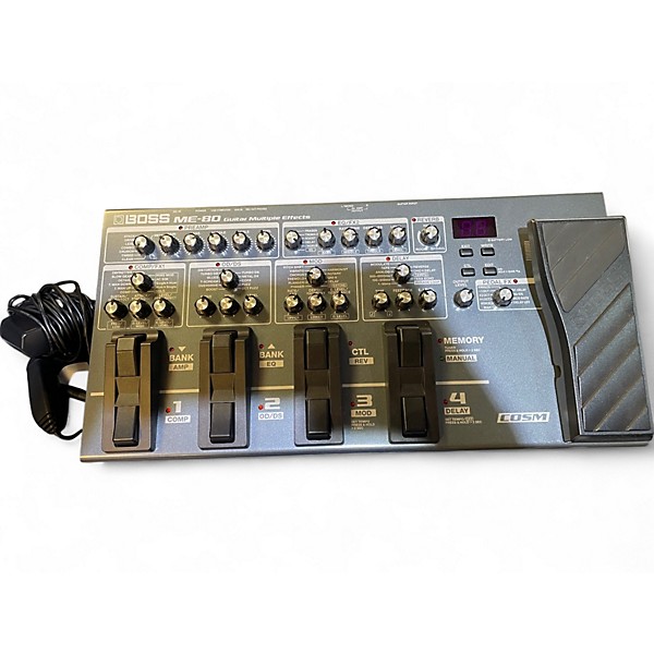 ギター BOSS ME-80 Guitar Multiple Effects Used BOSS ME80 Guitar Multi Effect Processor | Guitar Center