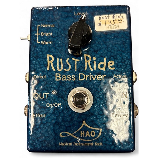 Used Hao RUST RIDER Bass Effect Pedal