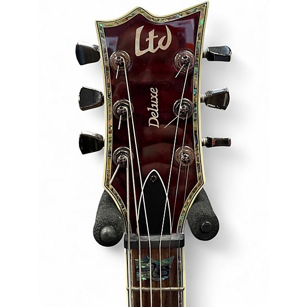 Used ESP LTD EC1000 Deluxe Black Cherry Solid Body Electric Guitar