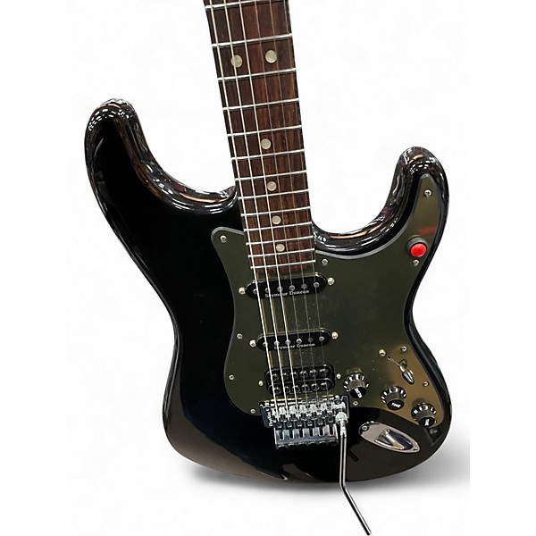 Used Fender American Ultraluxe Stratocaster HSS Black Solid Body Electric Guitar