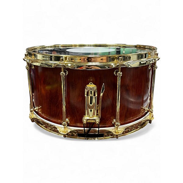 Used Exeter Drum Works 6.5X14 BUBINGA NATURAL Drum
