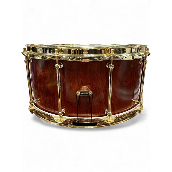 Used Exeter Drum Works 6.5X14 BUBINGA NATURAL Drum