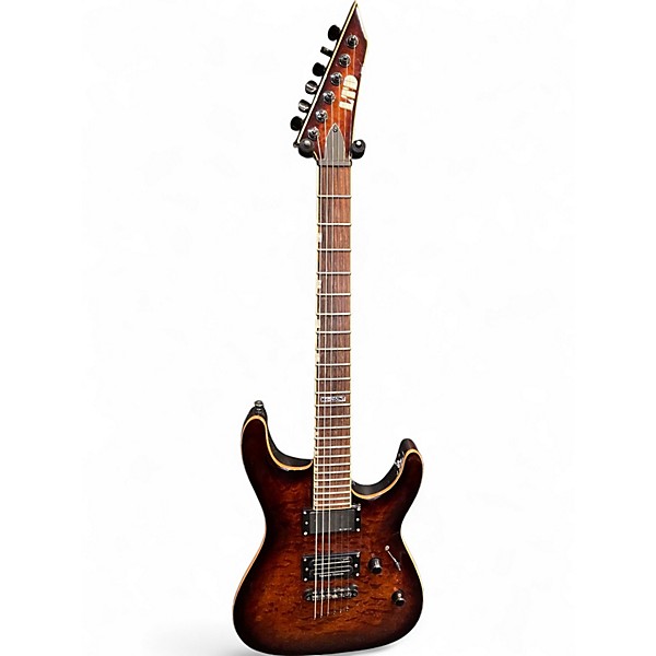 Used ESP LTD MH250 Amber Solid Body Electric Guitar