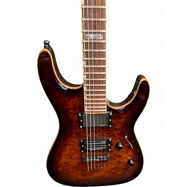 Used ESP LTD MH250 Amber Solid Body Electric Guitar