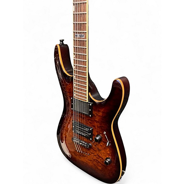 Used ESP LTD MH250 Amber Solid Body Electric Guitar