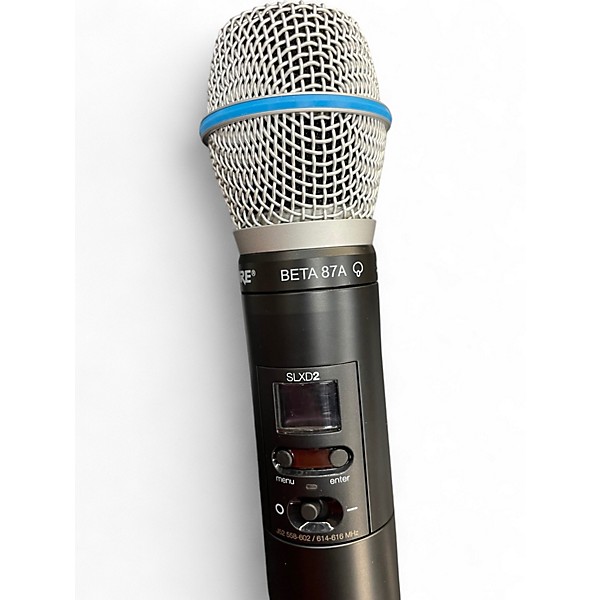 Used Shure SLXD2/B87A J52 Band Beta 87A Transmitter Handheld Wireless System
