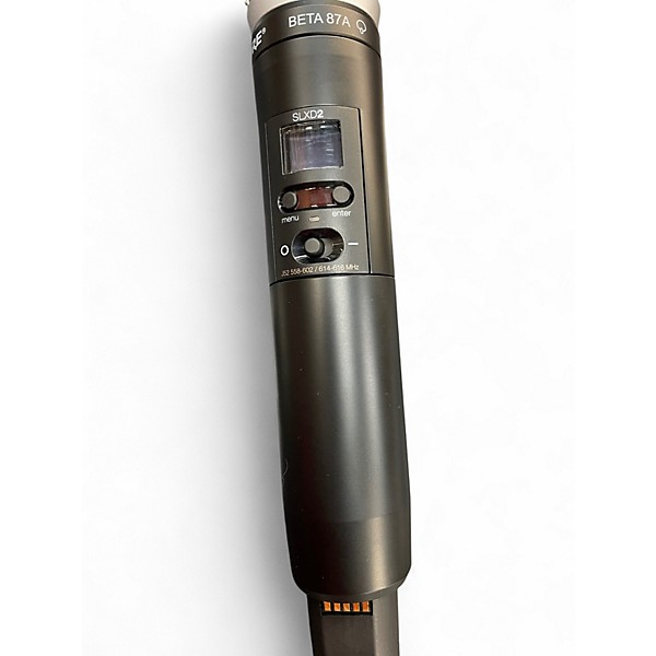 Used Shure SLXD2/B87A J52 Band Beta 87A Transmitter Handheld Wireless System
