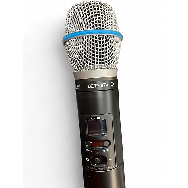 Used Shure SLXD2/B87A J52 Band Beta 87A Transmitter Handheld Wireless System