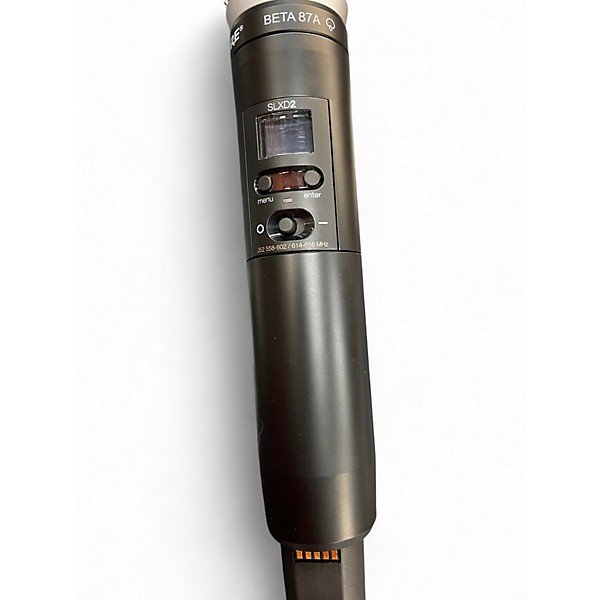 Used Shure SLXD2/B87A J52 Band Beta 87A Transmitter Handheld Wireless System