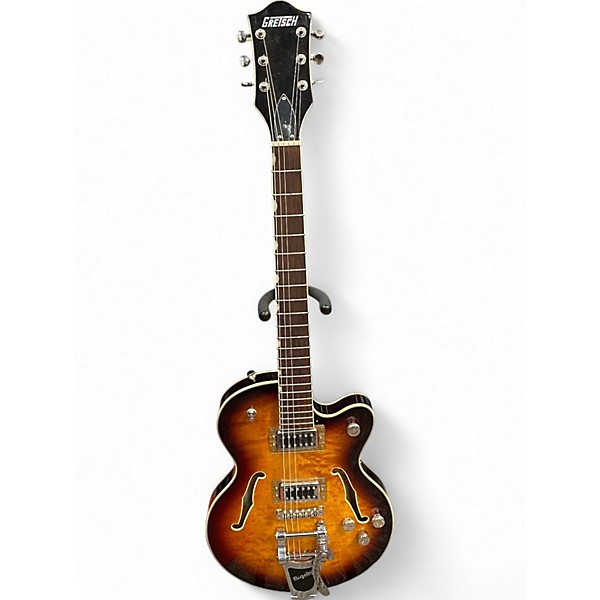 Used Gretsch Guitars G5655T Sunburst Quilt Maple Hollow Body Electric Guitar