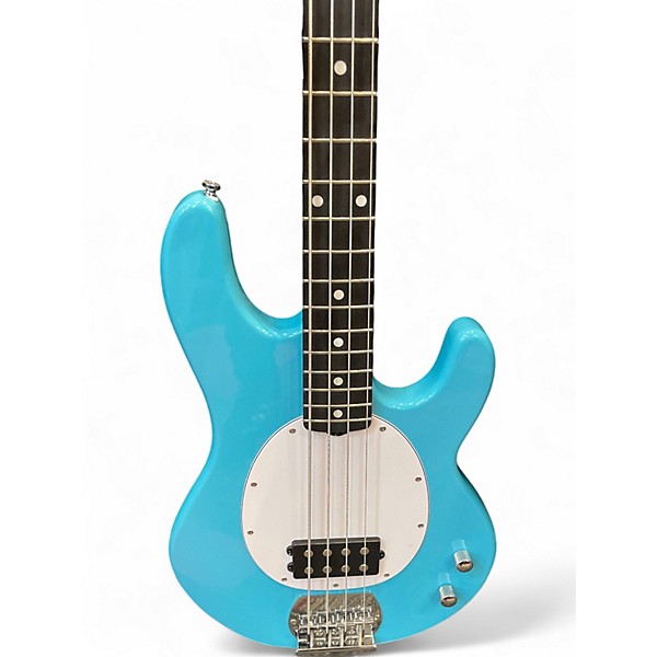 Used Sterling by Music Man Intro Series Stingray Blue Electric Bass Guitar