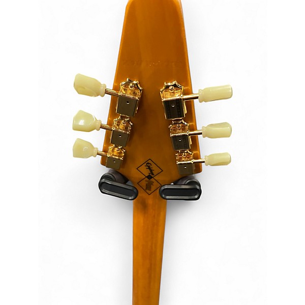 Used Epiphone 1958 Korina Flying V Honey Blonde Solid Body Electric Guitar