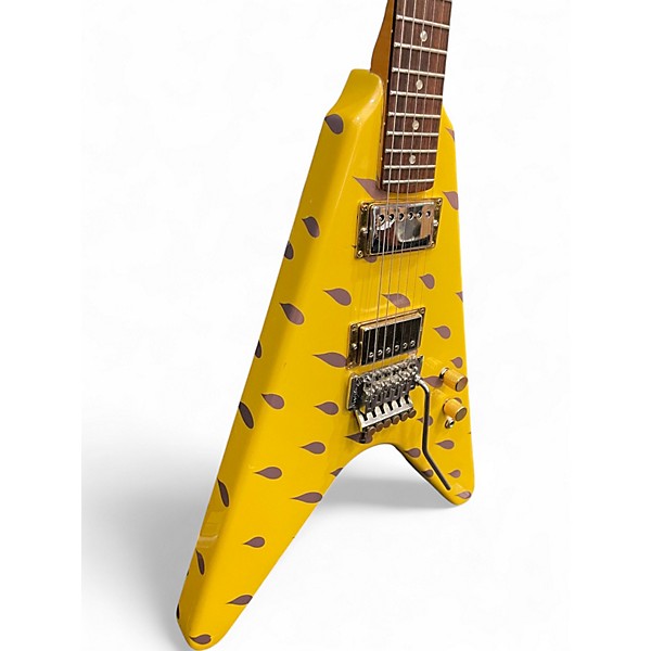 Used Kramer VANGAURD Yellow Solid Body Electric Guitar