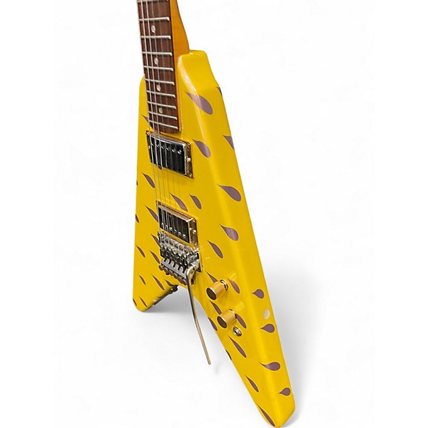 Used Kramer VANGAURD Yellow Solid Body Electric Guitar