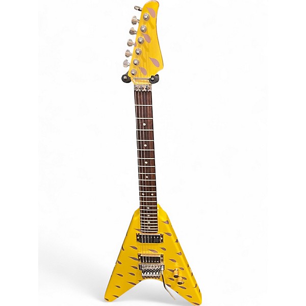 Used Kramer VANGAURD Yellow Solid Body Electric Guitar