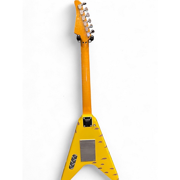 Used Kramer VANGAURD Yellow Solid Body Electric Guitar