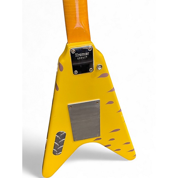 Used Kramer VANGAURD Yellow Solid Body Electric Guitar