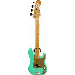 Used Fender  VINTERA 50s Seafoam Green Electric Bass Guitar